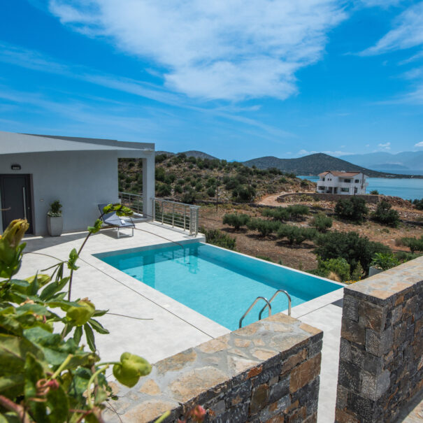 Sea view and mountain view from Elounda Sunshine Place